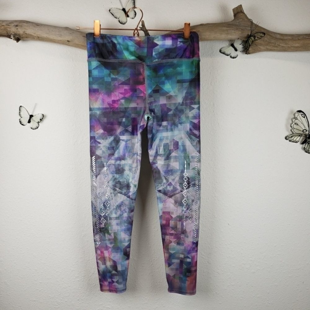 Evolution and creation pixelated leggings